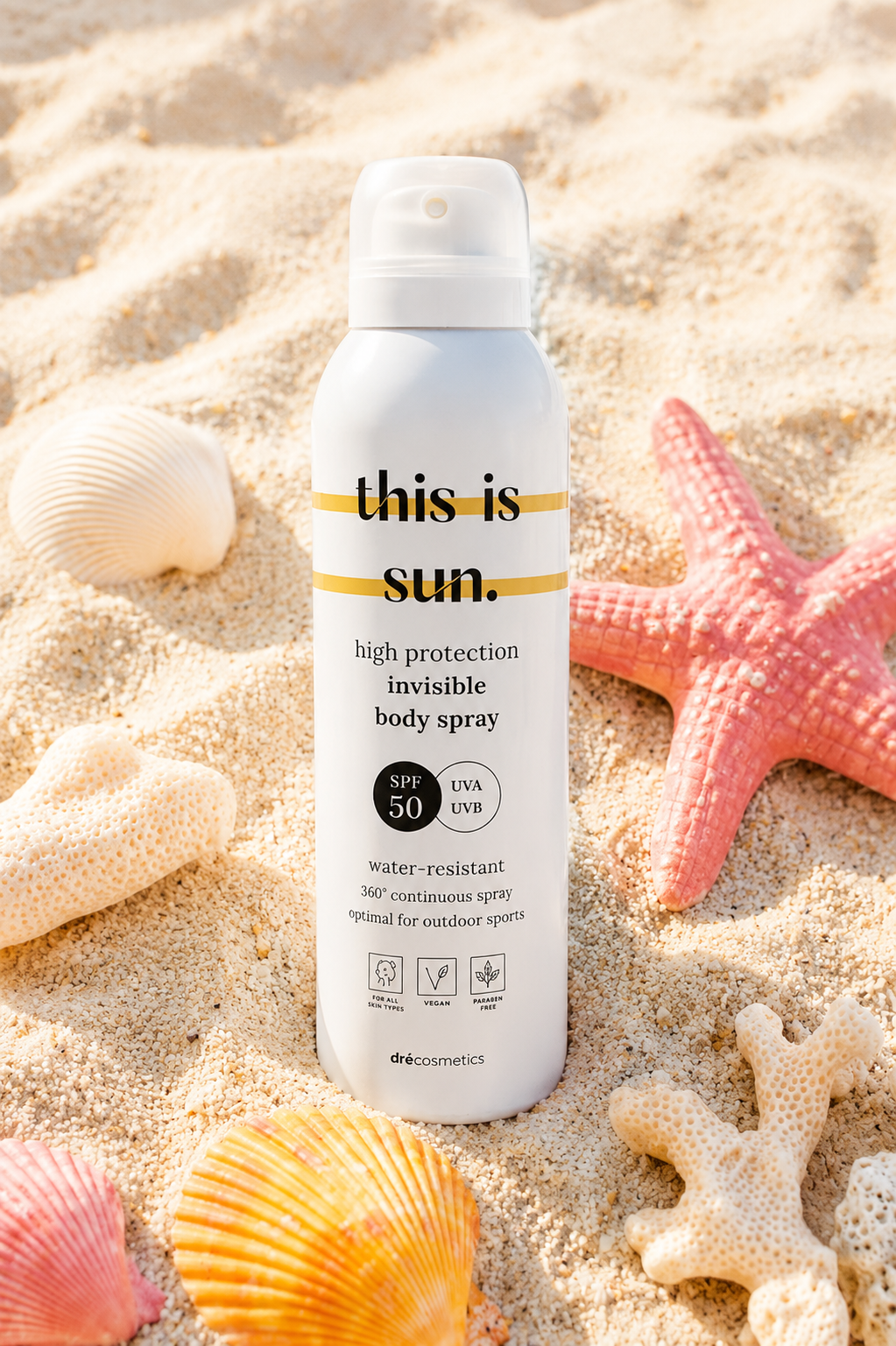 Invisible body spray SPF50 (150ml) - €28,95